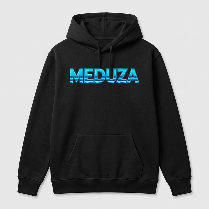 Cyan Current hoodie product mockup