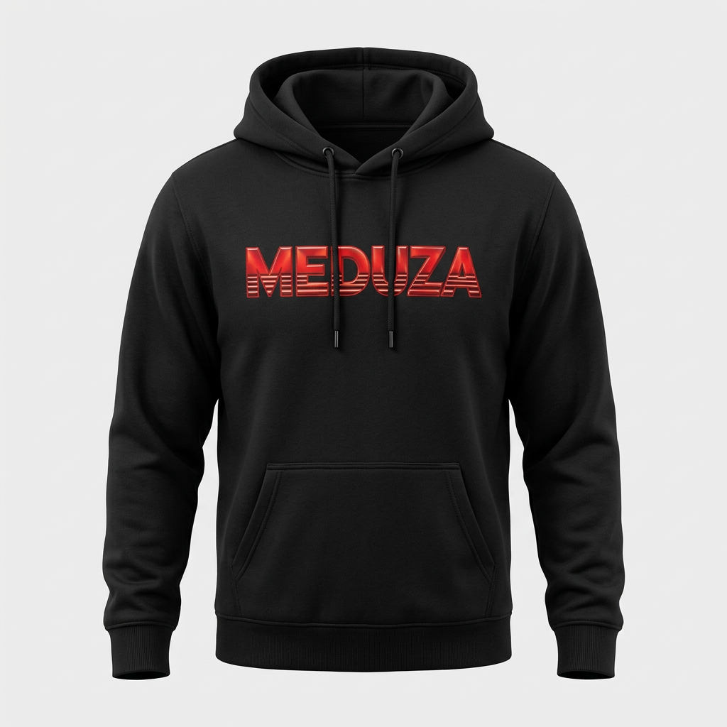 Crimson After Hours hoodie product mockup