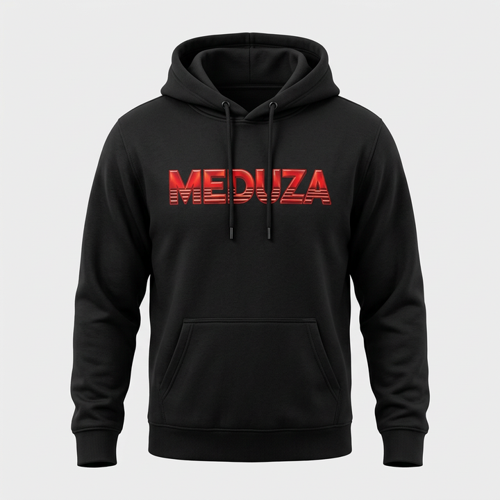 Crimson After Hours hoodie product mockup